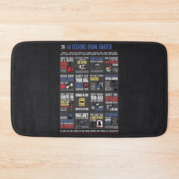 Item preview, 16 Lessons from Snatch designed and sold by TKsuited.
