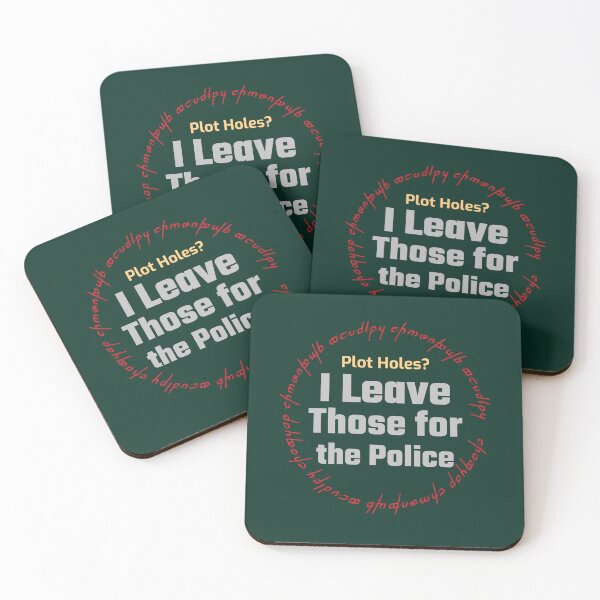 Item preview, Plot Holes? I Leave Those for the Police - crime writer  designed and sold by TaurusC95.
