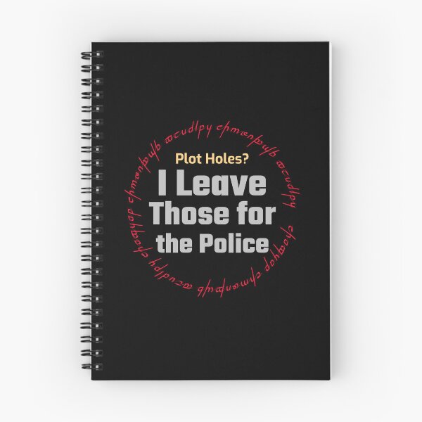 Item preview, Plot Holes? I Leave Those for the Police - crime writer  designed and sold by TaurusC95.