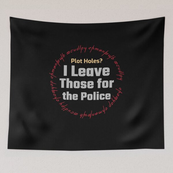 Item preview, Plot Holes? I Leave Those for the Police - crime writer  designed and sold by TaurusC95.