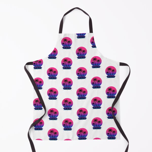 Item preview, Retro 80s Sunset with Palm Trees – Neon Vaporwave Design designed and sold by CMdigit.