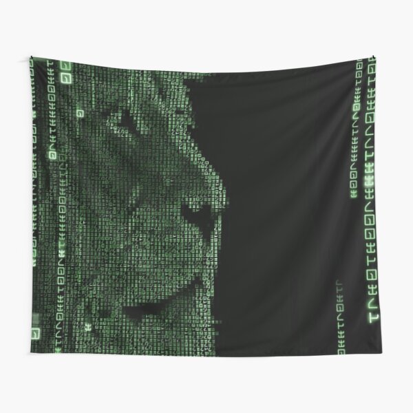 The Matrix Lion Tapestry
