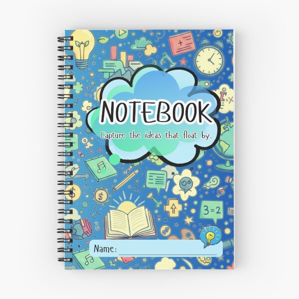 Item preview, Whimsical Idea Doodle Notebook - Capture The Ideas That Float By. designed and sold by Chengfresh.