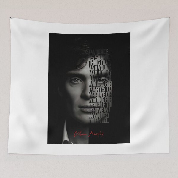 Item preview, Cillian Murphy Portrait – Minimalist Monochrome Movie Star Art Classic designed and sold by JaroslawJasn.