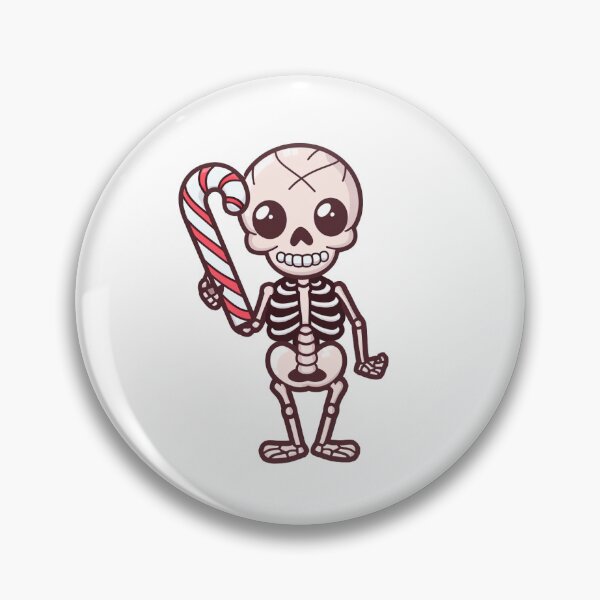 Item preview, Candy Cane Skeleton designed and sold by Shell Doodles Art.