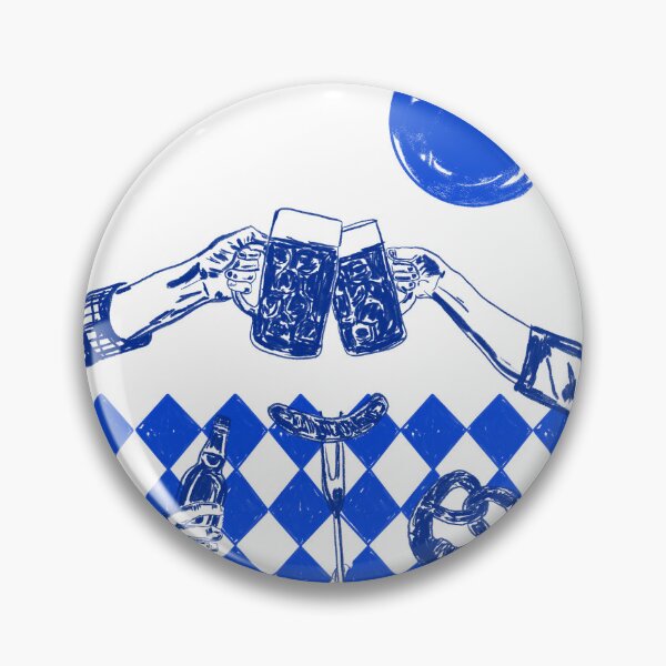 Item preview, Bavarian Oktoberfest Vintage Blue designed and sold by MaiZephyr.