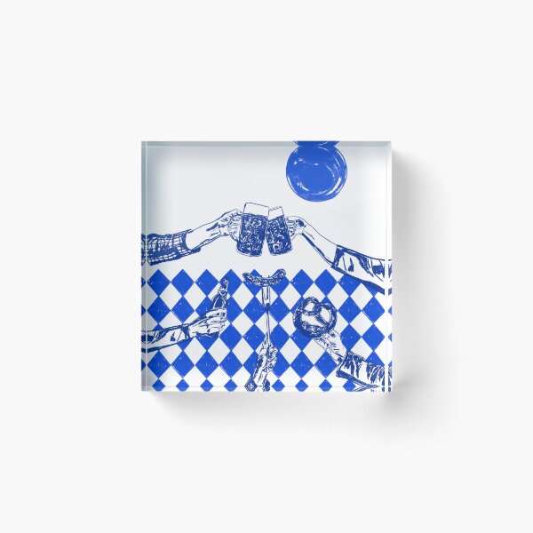 Item preview, Bavarian Oktoberfest Vintage Blue designed and sold by MaiZephyr.