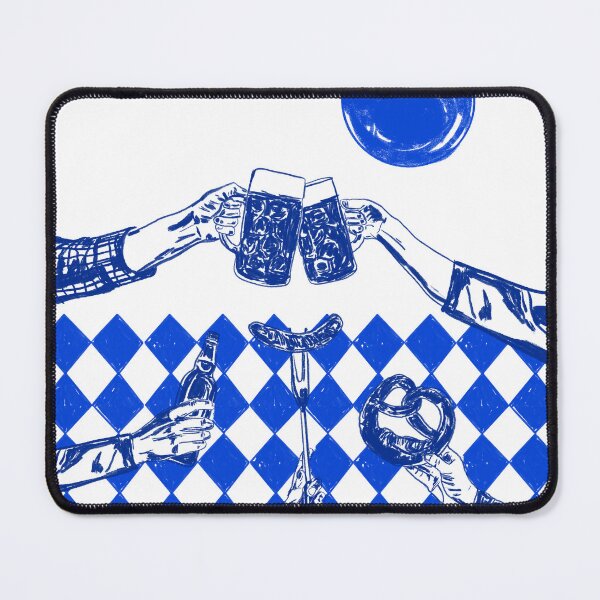 Item preview, Bavarian Oktoberfest Vintage Blue designed and sold by MaiZephyr.