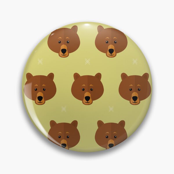 Item preview, Bear heads on green designed and sold by reneesillus.