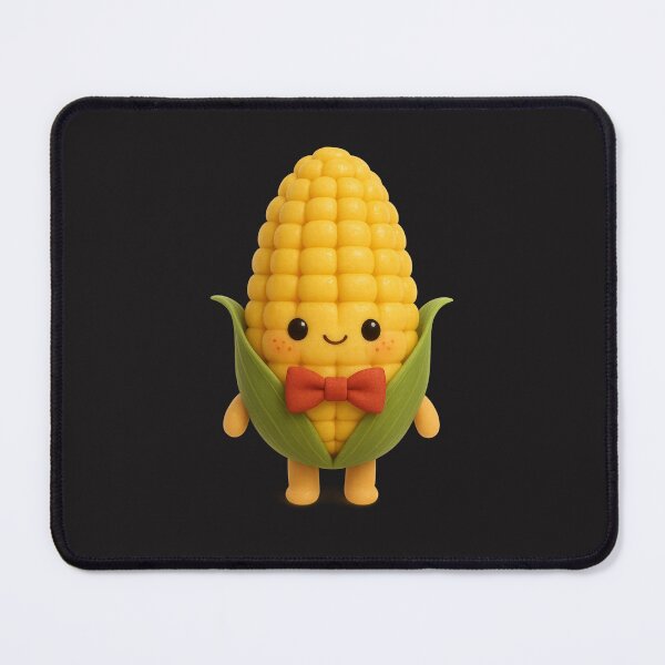 Item preview, Cute Corn Cob with Bow Tie | Kawaii Fun Food Art designed and sold by Moons Studio.