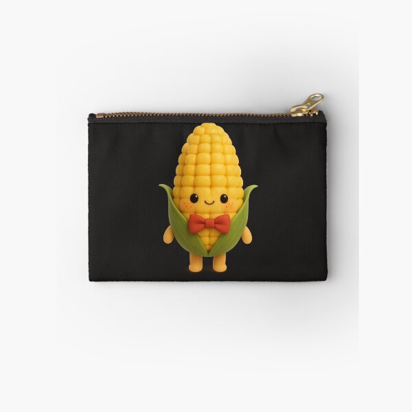 Item preview, Cute Corn Cob with Bow Tie | Kawaii Fun Food Art designed and sold by Moons Studio.