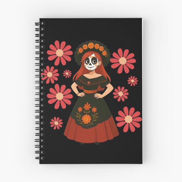 Item preview, Catrina Elegant Flowers Halloween designed and sold by ArtMochis.