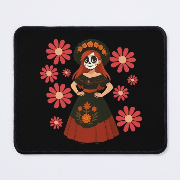 Item preview, Catrina Elegant Flowers Halloween designed and sold by ArtMochis.