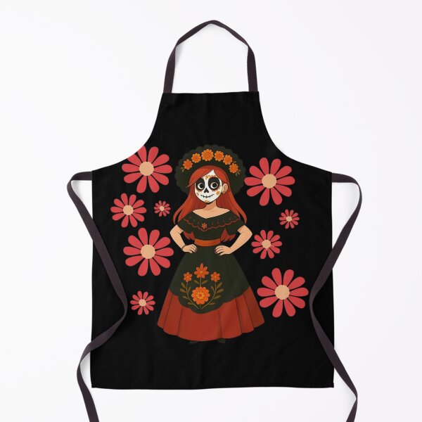 Item preview, Catrina Elegant Flowers Halloween designed and sold by ArtMochis.