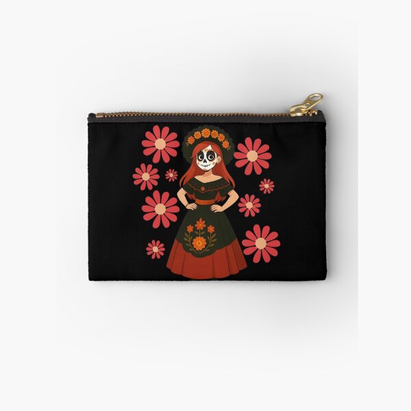 Item preview, Catrina Elegant Flowers Halloween designed and sold by ArtMochis.