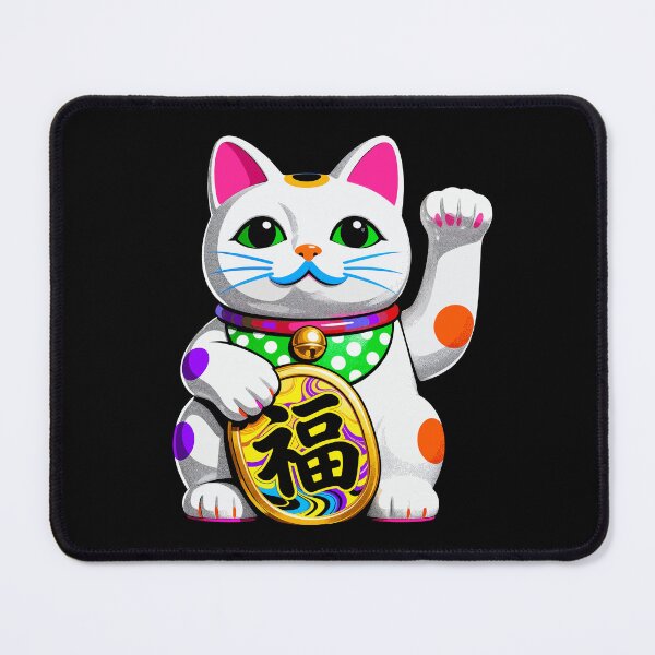 Item preview, Vibrant Lucky Maneki-Neko Fortune Cat designed and sold by zzz888.