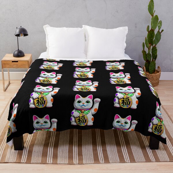 Item preview, Vibrant Lucky Maneki-Neko Fortune Cat designed and sold by zzz888.
