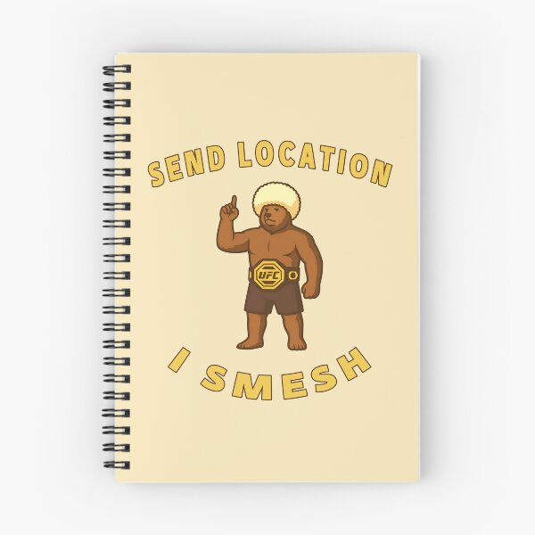 Item preview, I SMESH, Send Location. Khabib designed and sold by Musabinho.