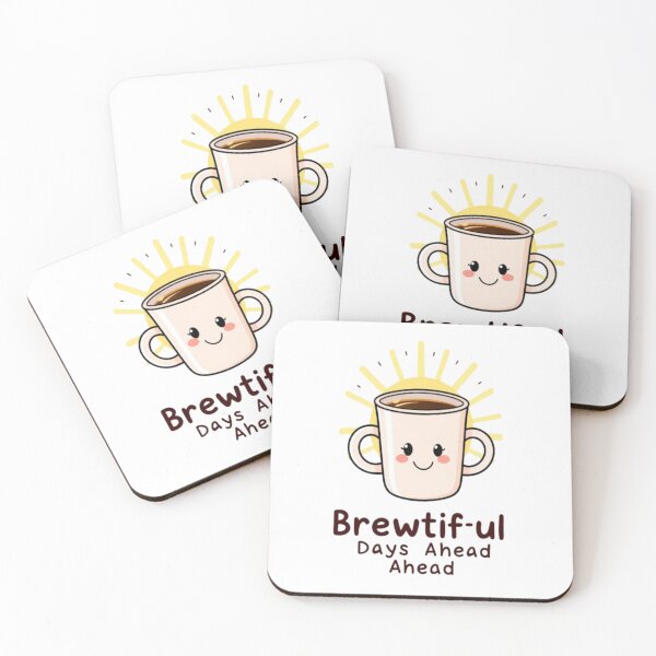 Item preview, Brewtiful Days Ahead – Cute Smiling Coffee Mug Sunshine Design designed and sold by CMdigit.