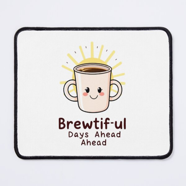 Item preview, Brewtiful Days Ahead – Cute Smiling Coffee Mug Sunshine Design designed and sold by CMdigit.