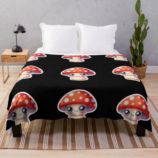 Item preview, Adorable Amanita: Cute Big-Eyed Mushroom designed and sold by Dominik1994.