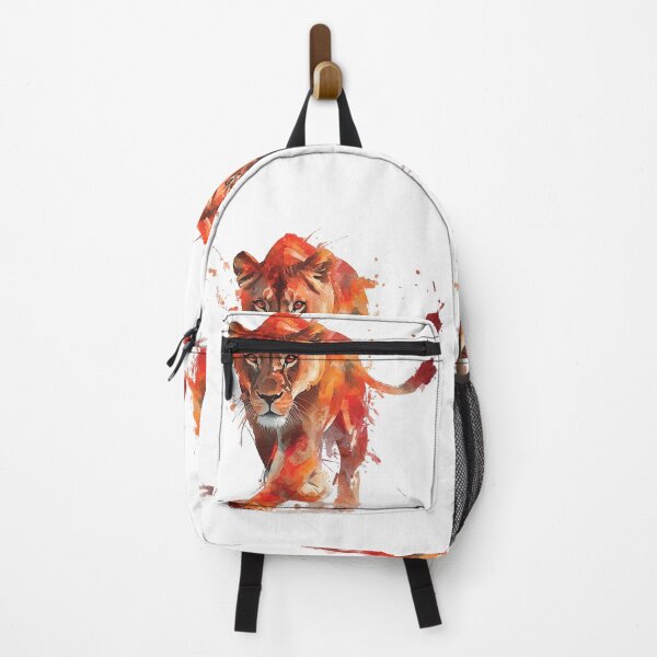 Item preview, Intense Lioness Stalking in Fiery Hues designed and sold by UniquetyDesign.