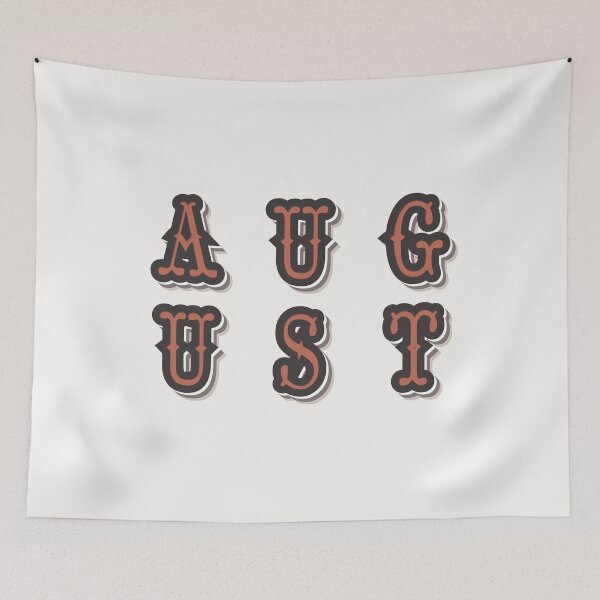 Item preview, Vintage Gothic August Retro Typography designed and sold by trepiu.