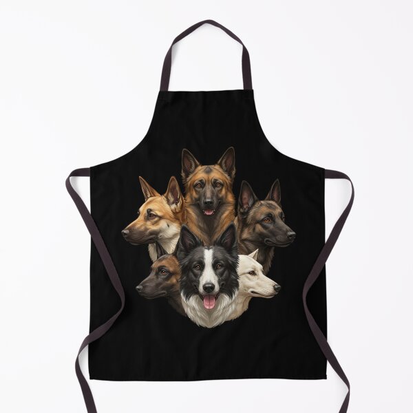 Item preview, My Dear Friends, Merry Christmas, Border Collie, Australian Shepherd, Belgian Malinois, Kangal, Old English Sheepdog dog designed and sold by chipmuckdesignn.