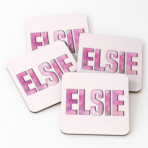 Item preview, Elsie Personalized Name Birthday Tag Family Name Elsie Girl Custom Name First Name Last Name  designed and sold by HalloweenGift.