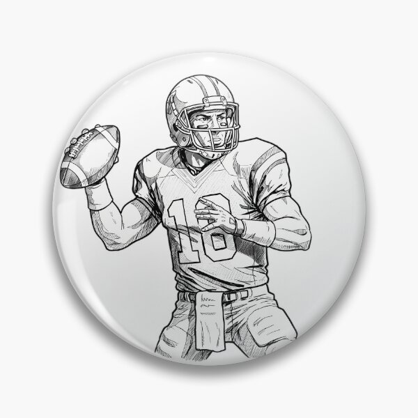 Item preview, Patriots Sports Dynamic Illustrations Exciting American Football Action designed and sold by ART ATTACK ZONE.