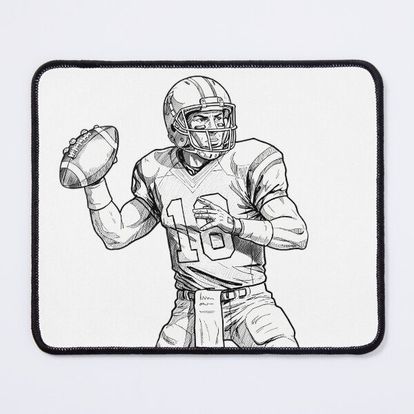 Item preview, Patriots Sports Dynamic Illustrations Exciting American Football Action designed and sold by ART ATTACK ZONE.