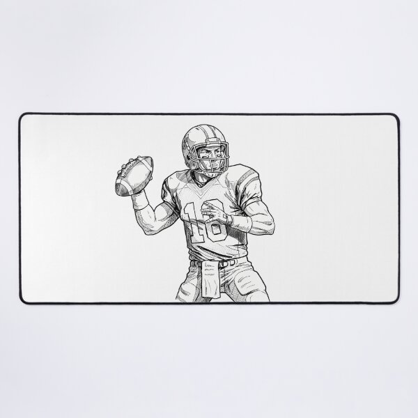 Item preview, Patriots Sports Dynamic Illustrations Exciting American Football Action designed and sold by ART ATTACK ZONE.