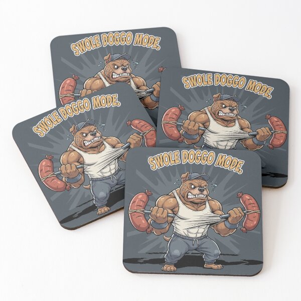 Item preview, SWOLE DOGGO MODE - Sausage Lift Champion designed and sold by SillyPawsStudio.