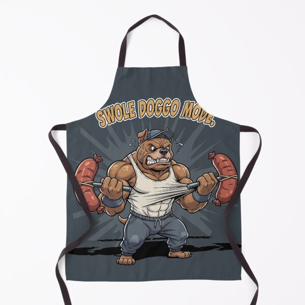 Item preview, SWOLE DOGGO MODE - Sausage Lift Champion designed and sold by SillyPawsStudio.