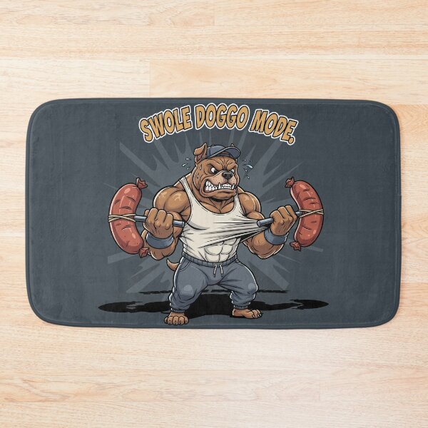 Item preview, SWOLE DOGGO MODE - Sausage Lift Champion designed and sold by SillyPawsStudio.