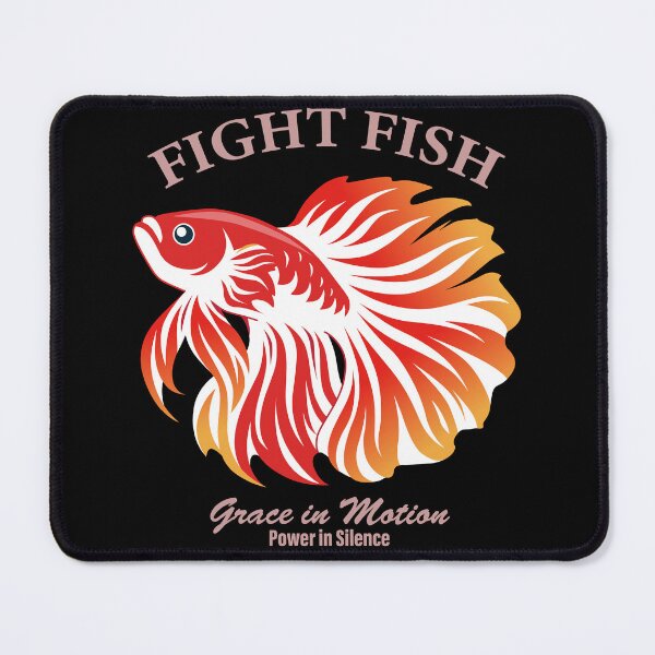 Item preview, Fierce Beauty – Elegant Betta Fish with Flowing Fins_RED designed and sold by AckeeWolf.