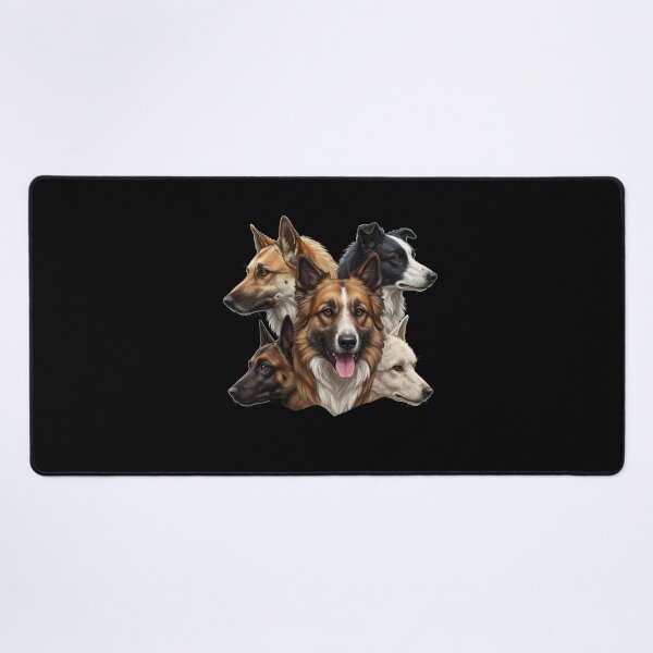 Item preview, My Dear Friends, Merry Christmas, Border Collie, Australian Shepherd, Belgian Malinois, Kangal, Old English Sheepdog dog designed and sold by chipmuckdesignn.