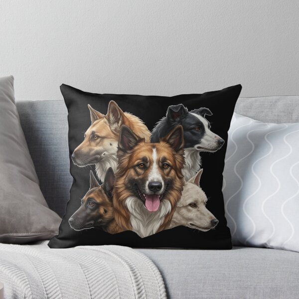 Item preview, My Dear Friends, Merry Christmas, Border Collie, Australian Shepherd, Belgian Malinois, Kangal, Old English Sheepdog dog designed and sold by chipmuckdesignn.