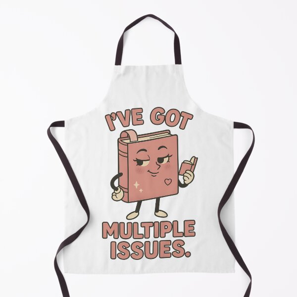 Item preview, I’ve Got Multiple Issues Funny Book Pun Design designed and sold by TeeTimeTreasure.