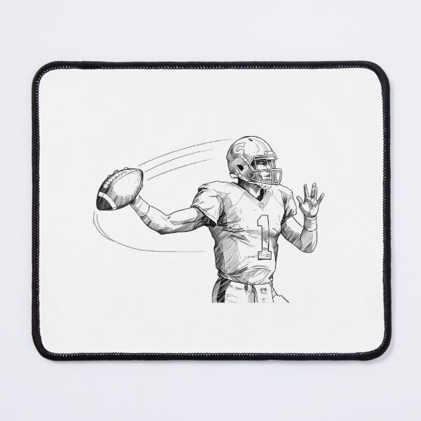 Item preview, Jaguars Sports Dynamic Illustrations Exciting American Football Action designed and sold by ART ATTACK ZONE.
