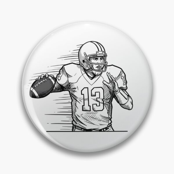 Item preview, Broncos Sports Dynamic Illustrations Exciting American Football Action designed and sold by ART ATTACK ZONE.