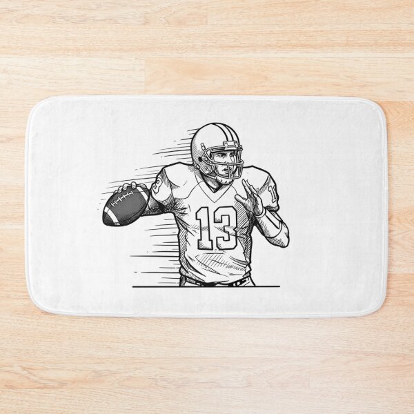 Item preview, Broncos Sports Dynamic Illustrations Exciting American Football Action designed and sold by ART ATTACK ZONE.