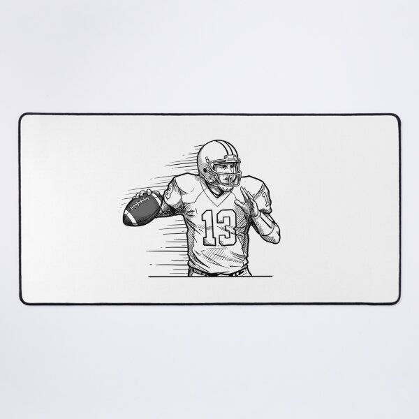 Item preview, Broncos Sports Dynamic Illustrations Exciting American Football Action designed and sold by ART ATTACK ZONE.