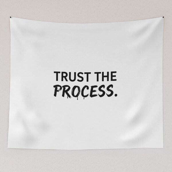 Item preview, Trust The Process — Brush & Minimal Quote Design designed and sold by Happyfreedom.