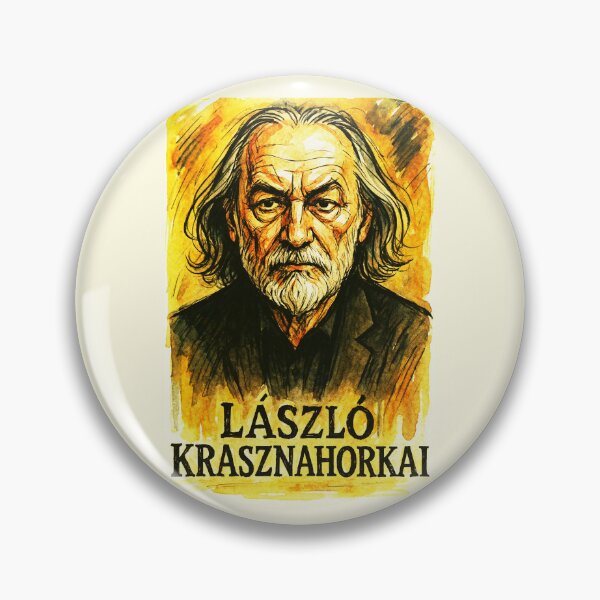 Artikelvorschau, Nobelpreisträger László Krasznahorkai entworfen und verkauft von Sarcastic designs.