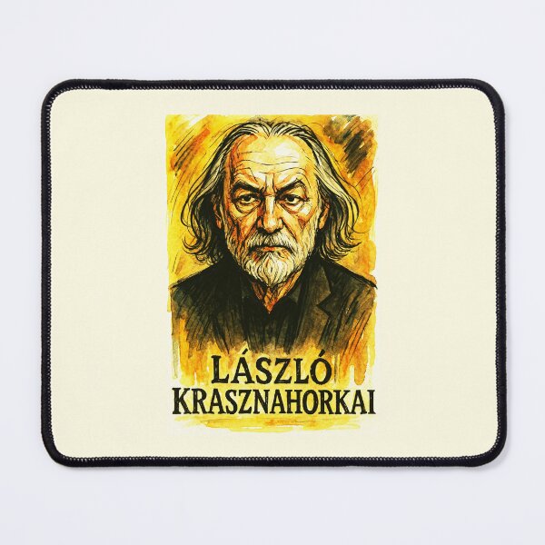 Artikelvorschau, Nobelpreisträger László Krasznahorkai entworfen und verkauft von Sarcastic designs.