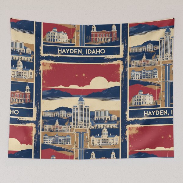 Item preview, Hayden Idaho 1950s USA Vintage Travel Tourism designed and sold by TravelersGems.