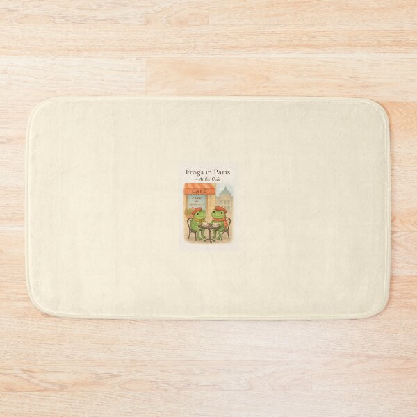 Item preview, Frogs in Paris — At the Café designed and sold by Novel Works Studio.