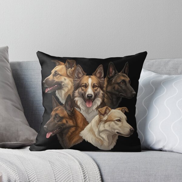 Item preview, My Dear Friends, Merry Christmas, Border Collie, Australian Shepherd, Belgian Malinois, Kangal, Old English Sheepdog dog designed and sold by chipmuckdesignn.