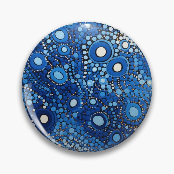 Item preview, Aboriginal Inspired Dot Art - With Aqua designed and sold by GrinGalore.